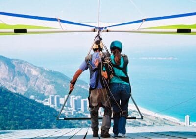 Voo duplo de parapente no Rio de Janeiro