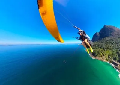 Voo duplo de parapente no Rio de Janeiro
