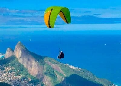 Voo duplo de parapente no Rio de Janeiro