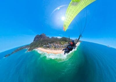 Voo duplo de parapente no Rio de Janeiro