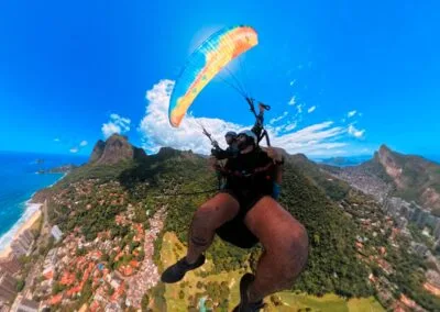 Voo duplo de parapente no Rio de Janeiro