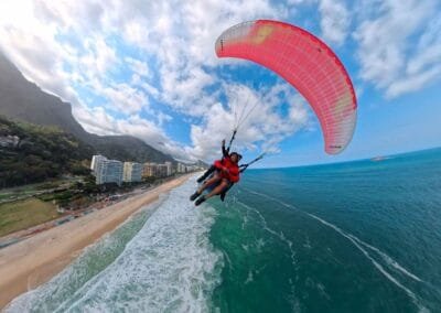 Voo duplo de parapente no Rio de Janeiro