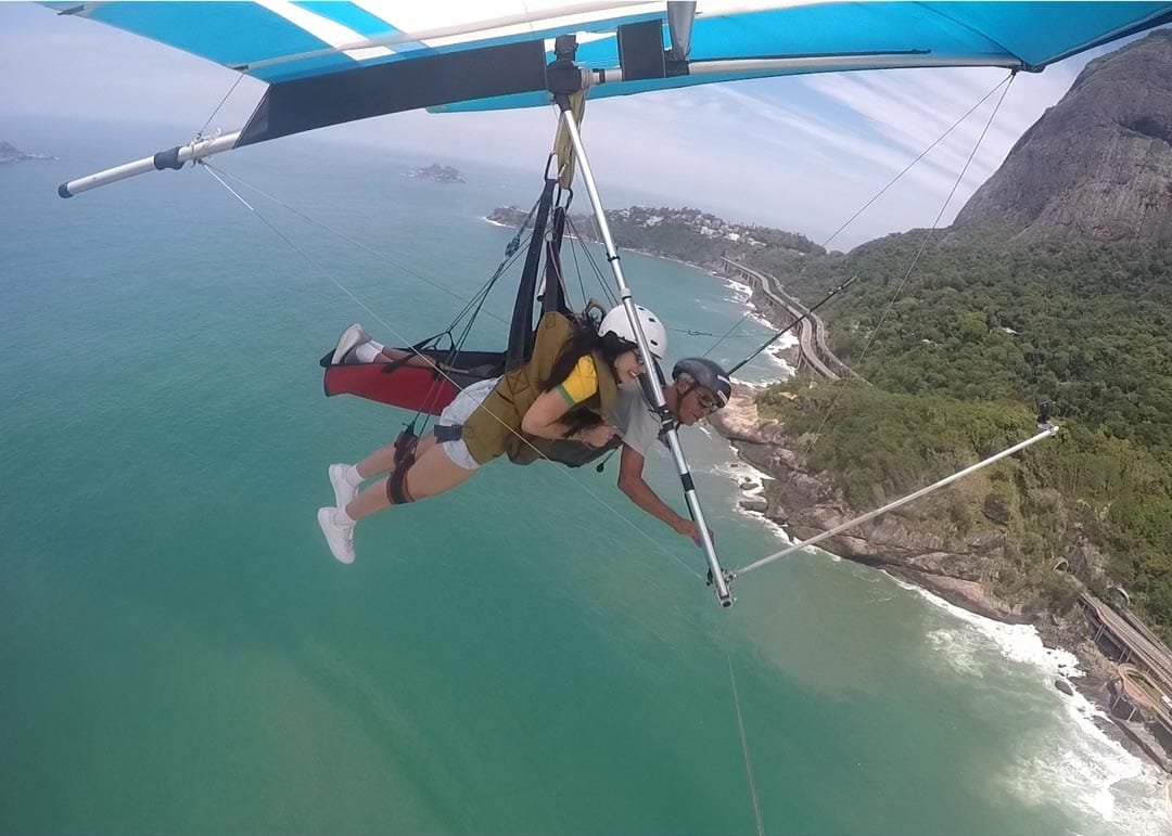 Posição do voo na Asa Delta