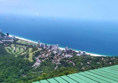 Vista da rampa de decolagem de Asa Delta